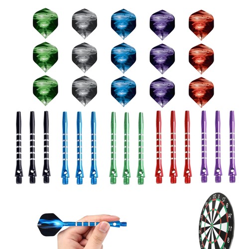30pcs dart flights and stems - dart,