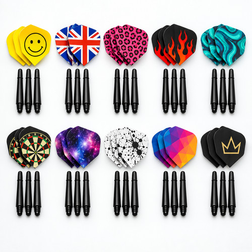 Piece dart flights stems - 60,
