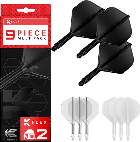 Flex integrated dart flights - k-flex,