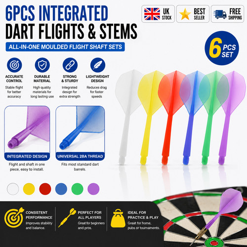 6pcs integrated dart - 6pcs,