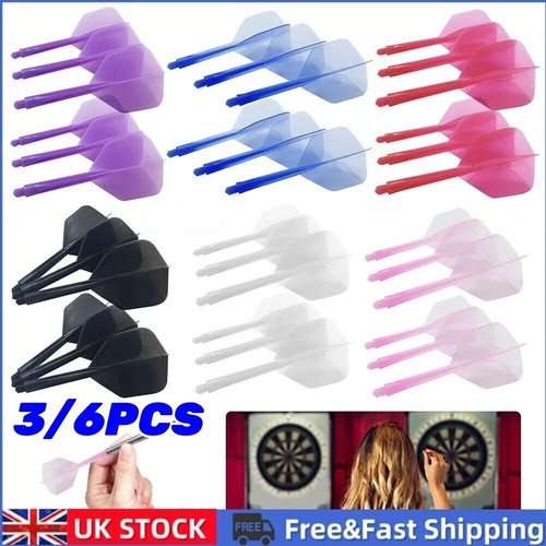 6pcs darts flights shafts - 3/6pcs,